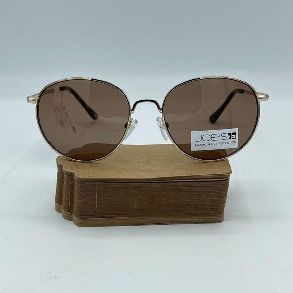 Joe's Jeans Accessories - Joe's Jeans Gold Sunglasses Round Boho Design Frame JJ600360